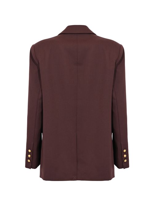 Giacca in fresco lana con placche gioiello Elisabetta Franchi | GI23962E2644